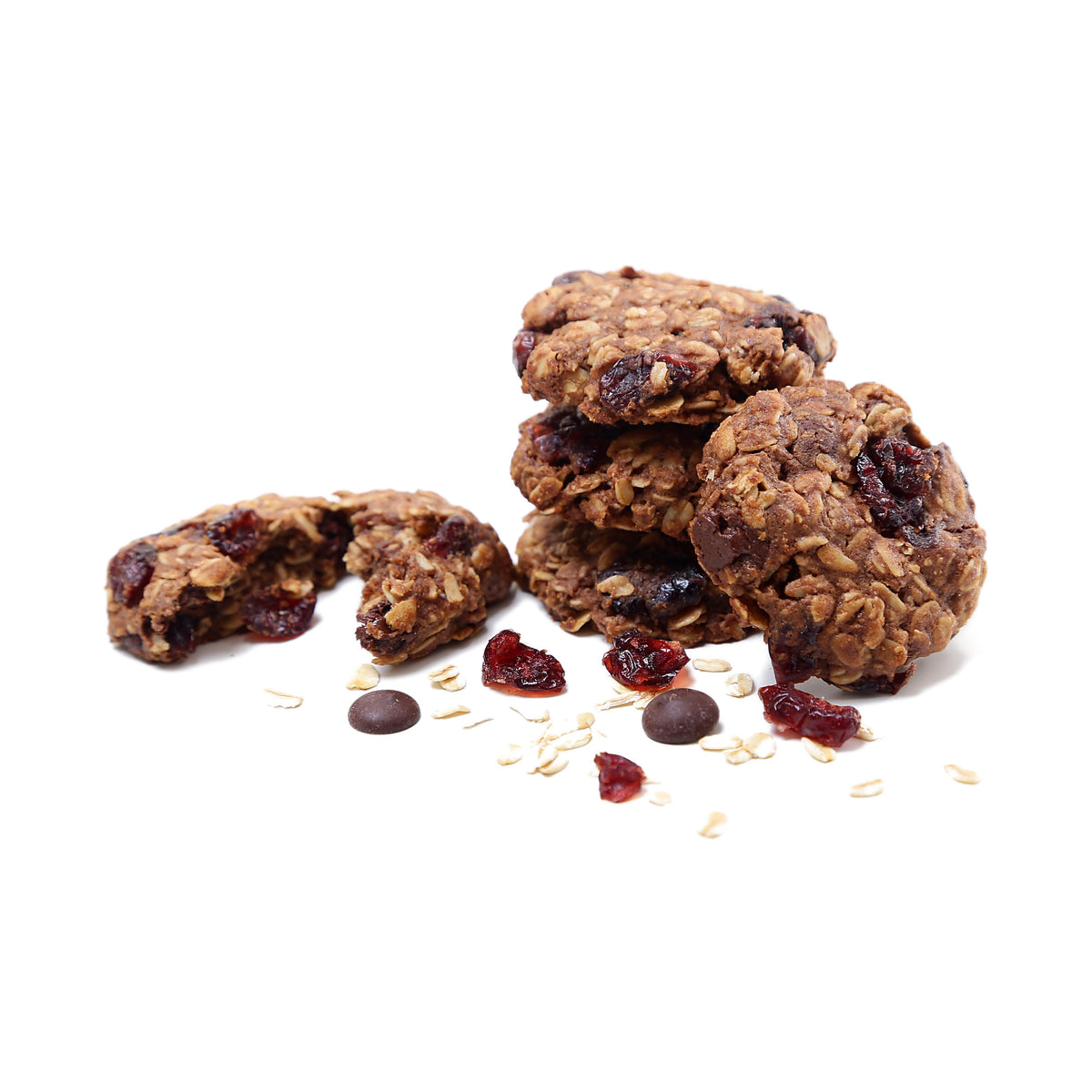 Black Forest Cranberry lactation cookies close-up