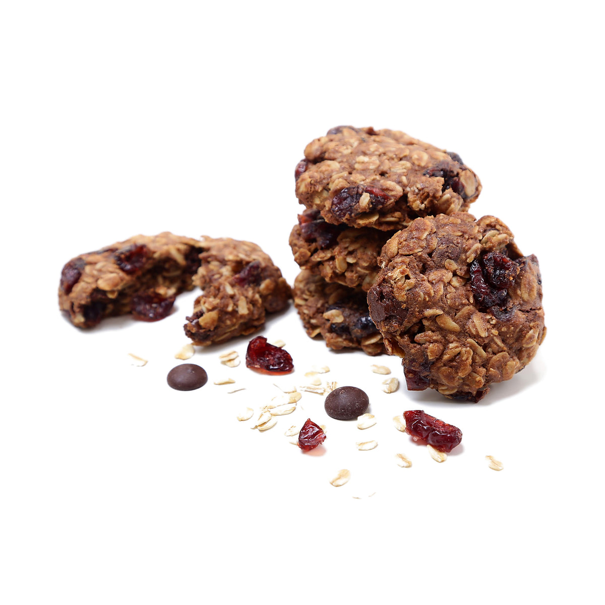 Black Forest Cranberry lactation cookies close-up