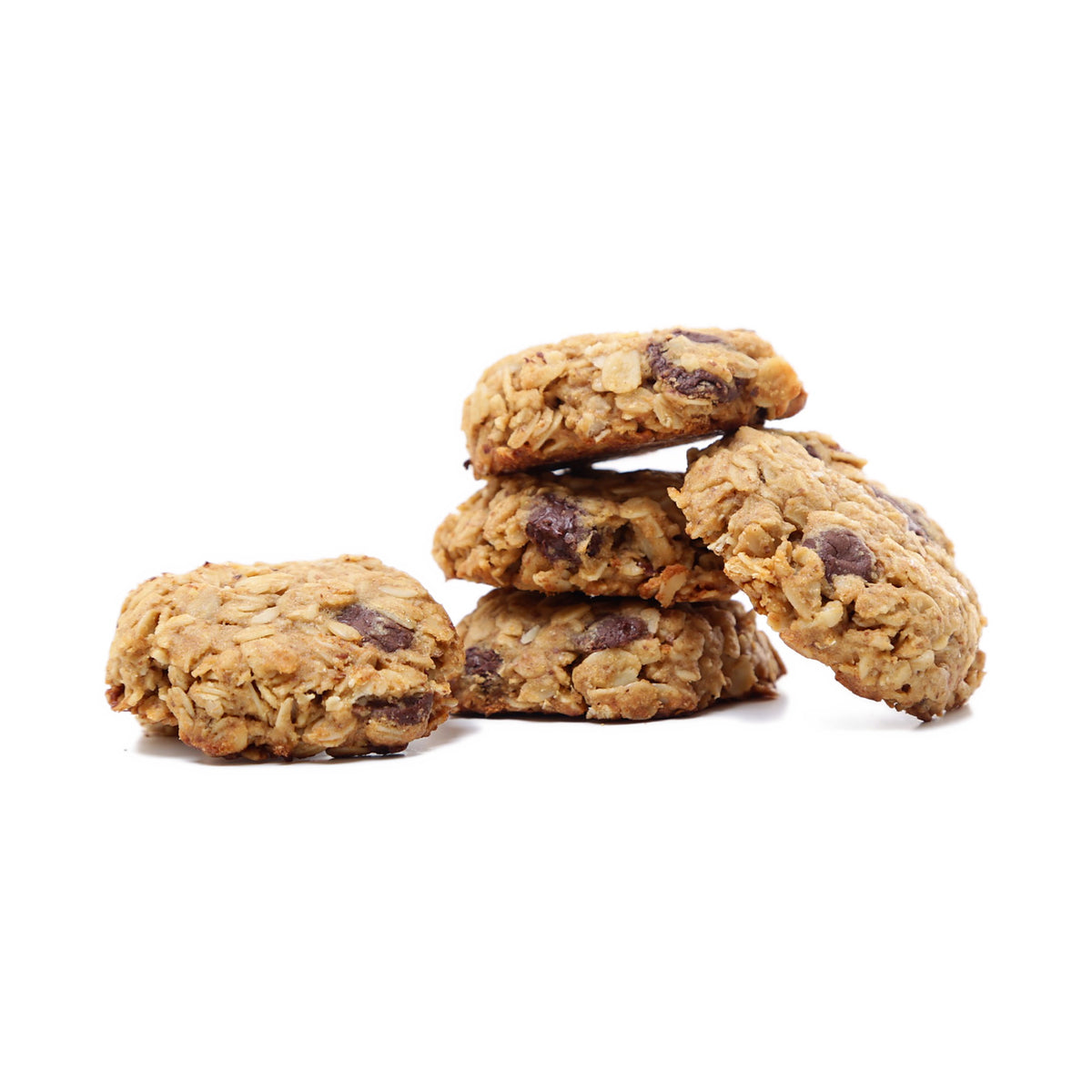 Classic chocolate chip lactation cookies close-up