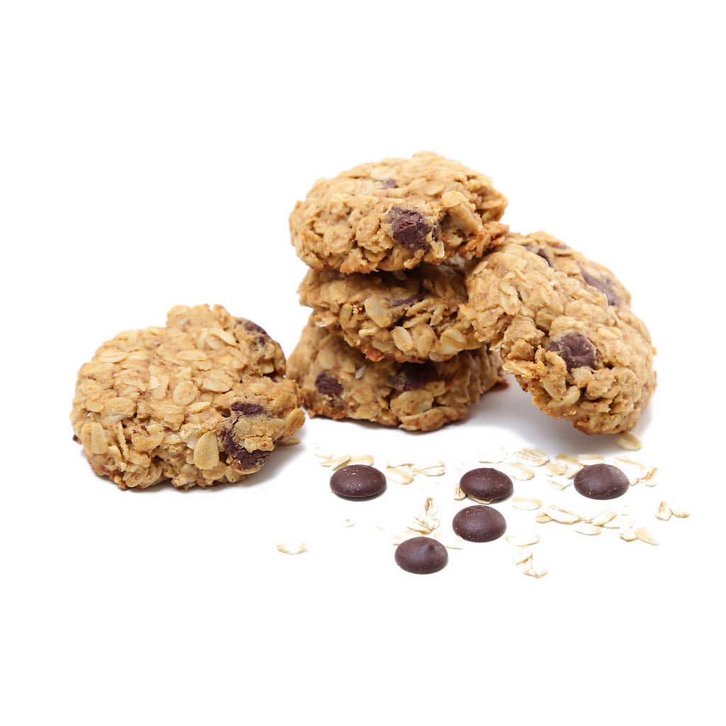 Classic chocolate chip lactation cookies close-up