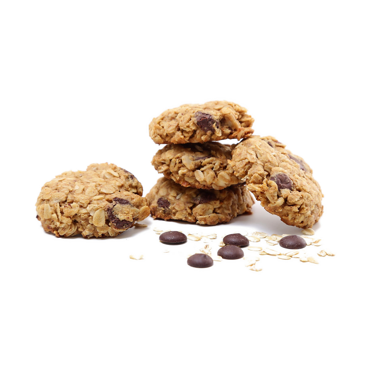 Classic chocolate chip lactation cookies close-up