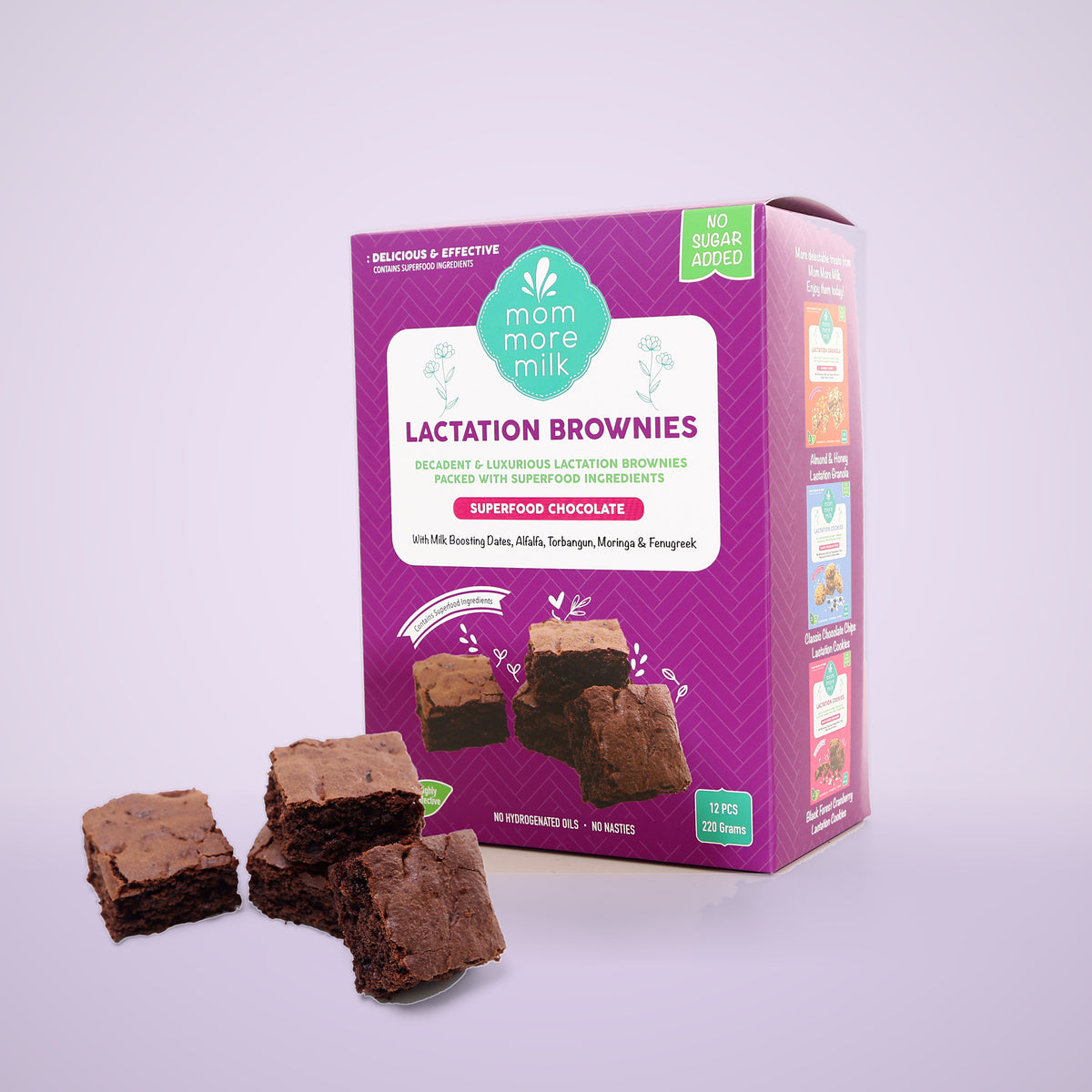 Superfood brownies box with brownies